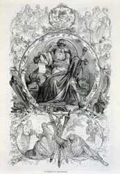 A lenda de Carlos Magno, gravura