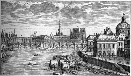 A nova ponte em Paris