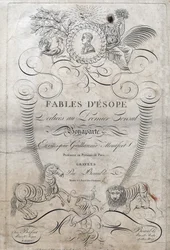 Página de título de "Fables d
