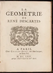 Página de título de &39;Geometria&39; por René Descartes