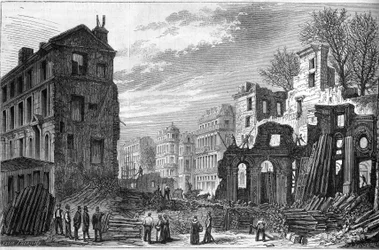 Transformações de Paris sob o Segundo Império, Haussmann Paris: perfurando a avenida Saint Germain (Saint-Germain)