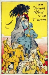 Um último esforço e teremos um bar. Paris c.1918 (litografia a cores)