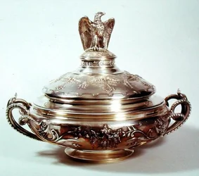 Prato Vegetal, Serviço Napoleão III, 1855 (prata dourada)