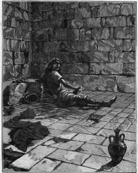 Vercingétorix (c. 72-46 a.C.), chefe gaulês, permaneceu na prisão durante seis anos.