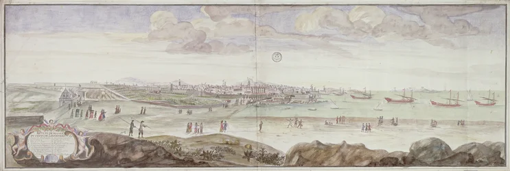 Vista do lado da enfermaria, Marselha, 1698