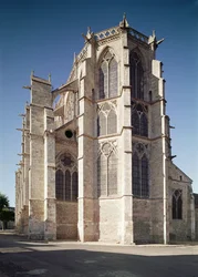 Vista da cabeceira da igreja, construída 1260-1320
