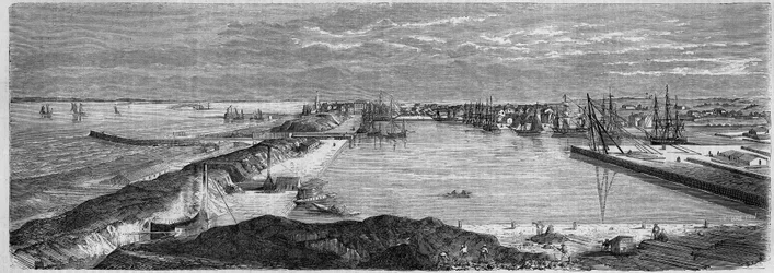 Vista da cidade de Saint Nazaire (Saint-Nazaire) (Loire Atlantique, 44)