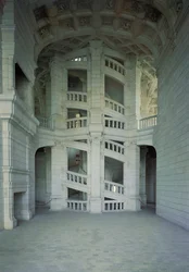 Vista da escadaria principal, 1519-46