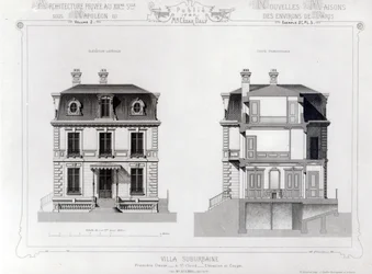 Villa Suburbana, Primeira Caça em St. Cloud, da Arquitetura Privada ao C19th,