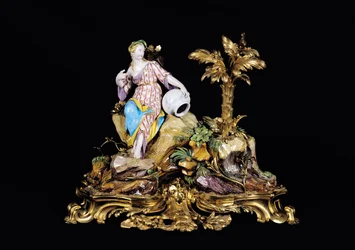 Figura de Vincennes de um Naiad (porcelana)