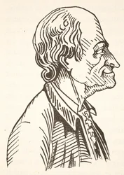 Voltaire, cópia de Boris Mestchersky (n.1957), Ilustração da História da Nação Francesa, Ciências, Volumes I e II, de Gabriel Hanotaux (1853-1944), 1924