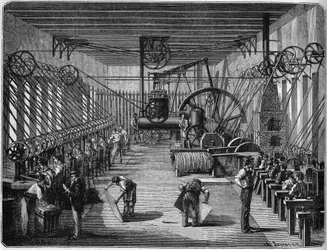 Guerra de 1870: Fábrica de cápsulas explosivas (capsularia). Bayonne, Pirenéus Atlânticos (64)