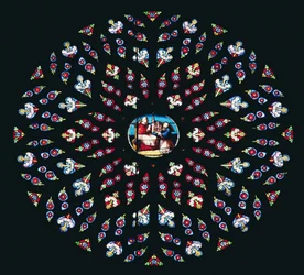 Janela rosa do oeste, c.1535