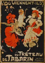 De onde eles são Do Treteau de Tabarin, Pigalle, Paris