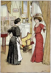 Porque me disseste que a Madame estava lá, eu não a vi em lado nenhum. A Madame saiu, mas disse-me que, para si, ainda estava em casa. Século 20...