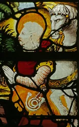 Janela retratando a visão de St Eustache, detalhe de 2921629
