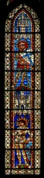 Janela w203 retratando São Maurício e São Victor (vitral)