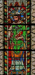Janela w207 retratando St Ambrose