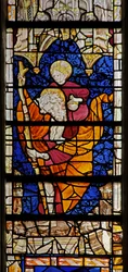 Janela w4 representando St Christopher