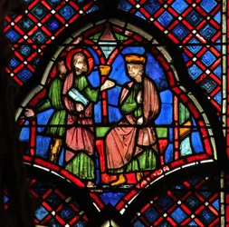 Janela de São João Batista: acusa Herodes