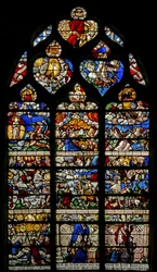 Janela w9 representando o último julgamento - depois de Albert Durer