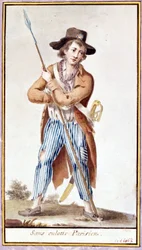 Sem cuecas parisienses. A aguarela da época da Revolução Francesa