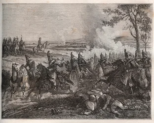 Batalha de Castiglione: durante a sua campanha de Itália, Napoleão derrota os austríacos sob o comando de Wurmser, obrigando-os a retirar para Mântua. 5 de agosto de 1796 - Nova Enciclopédia Nacional de Maurice La Charest - 1870
