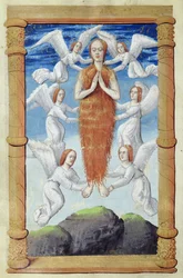 fol.97v A Assunção de Maria Madalena, de Heures a lusage de Rome