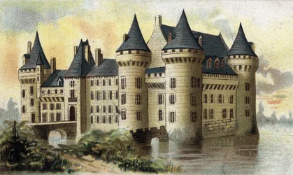 vista do castelo de Sully (Loiret).