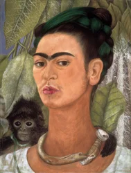 Autorretrato com macaco