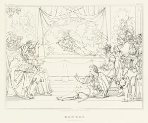 Hamlet, Acto III, Cena 2 (gravura)