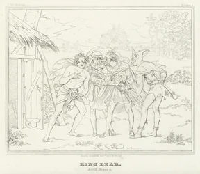 Rei Lear, Acto III, Cena 4 (gravura)