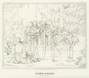Rei Lear, Acto II, Cena 4 (gravura)