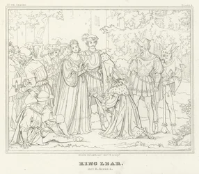 Rei Lear, Acto II, Cena 4 (gravura)