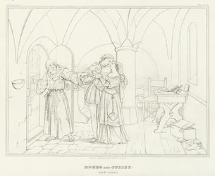 Romeu e Julieta, Acto II, Cena 6 (gravura)