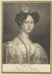 Amélie de Leuchtenberg 1812-1873, Imperatriz do Brasil, 1830.