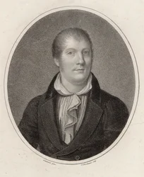 Retrato do violinista e compositor Louis Spohr 1784-1859, 1820.