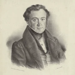 Retrato do compositor Johann Wenzel Kalliwoda 1801-1866.
