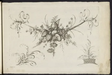Festool van vruchten, bladeren en bloemen Diferente Nova Festa de Flores e Frutas (título da série)