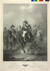 Retrato equestre de Nicolau I (litografia)