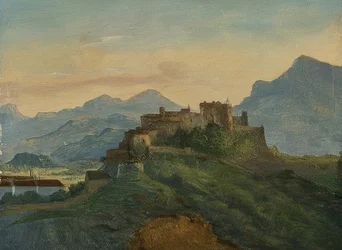 Fortaleza de Hohensalzburg. Por volta de 1826-35