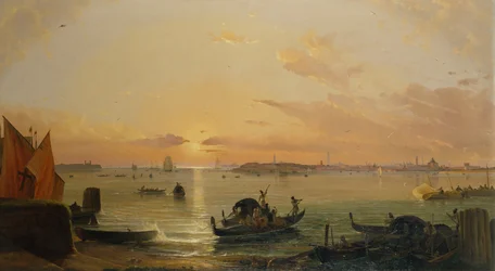 Veneza Vista do Lido (petróleo)