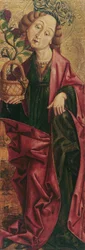 Santa Doroteia (dentro) e Santo Aleixo (fora)