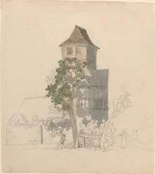 Torre de uma casa fortificada [reto]
