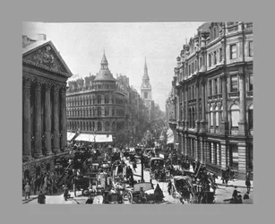 A mansão e Cheapside, Londres, c1900