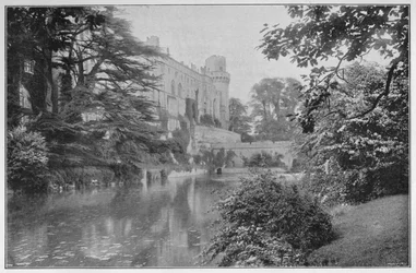 Castelo de Warwick, c1896