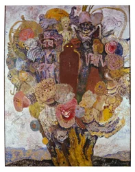 Árvore em Flor (óleo sobre tela)