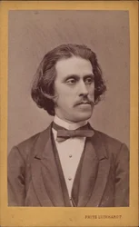 Retrato do compositor Josef Strauss 1827-1870, c. 1868.