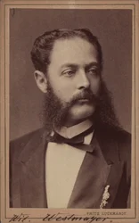 Retrato do compositor Wilhelm Westmeyer 1829-1880.