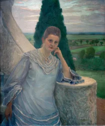 Retrato da Sra. Gocht, Halle/S.
